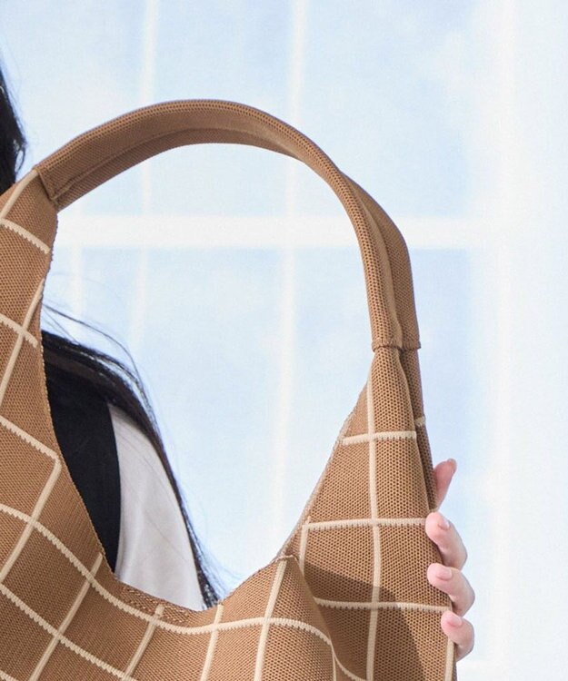 ROOTOTE 3660【ワンハンドル】LT.ラウンドニットトート 02：ベージュ