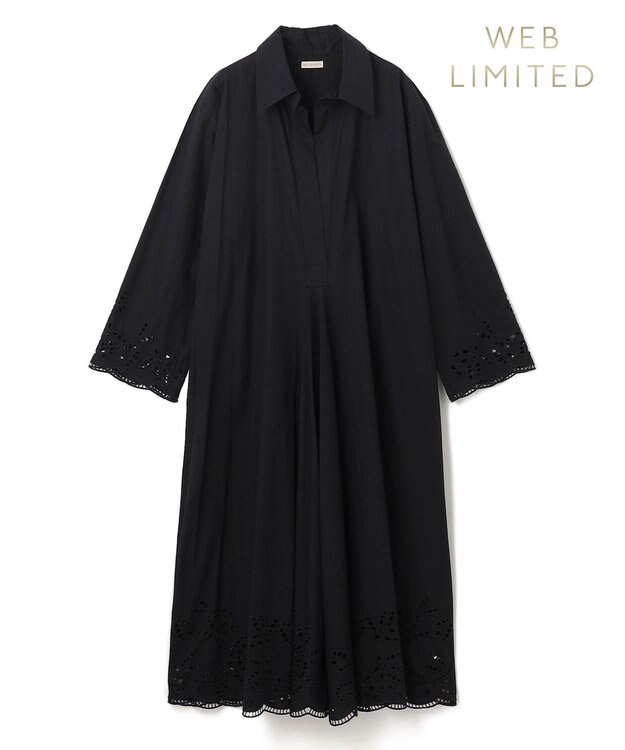 BEIGE， 【WEB限定】PROTAGONISTA / シャツワンピース Black