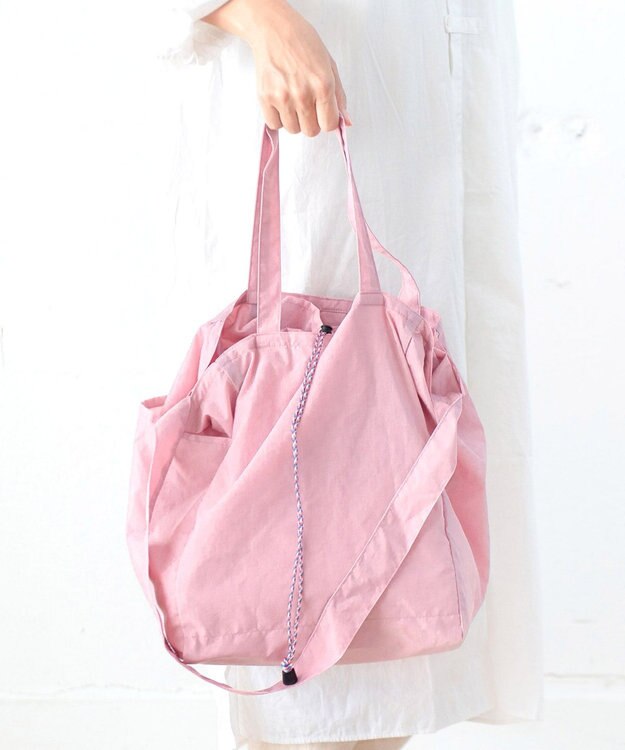 NIZYU KANO ポケッタブル 3wayトート ピンク