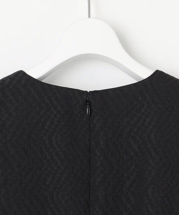 J.PRESS LADIES 【WEB限定】POP UPジャカード ワンピース 【WEB限定】ブラック系