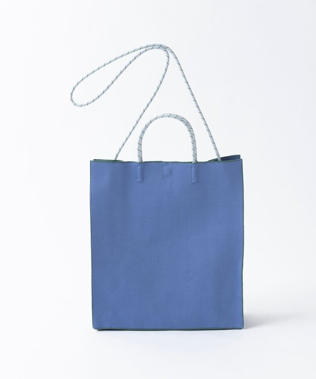 TRICOTE PAPER KNIT BAG LARGE / ペーパーニットバッグ大 32BLUE