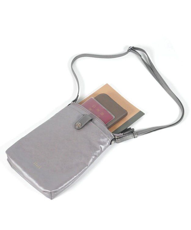 PELLE BORSA ポシェット Alive アライブ 4452 ガンメタ