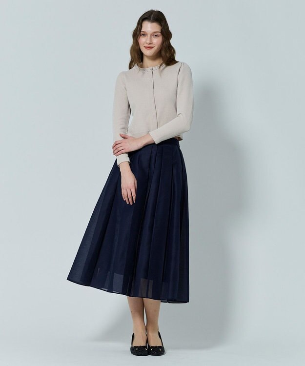 TOCCA MIDNIGHT VELVET ニットジャケット アイボリー系