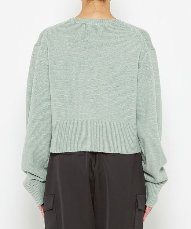 uncrave カシミヤニット（uncrave WHITE） セージ