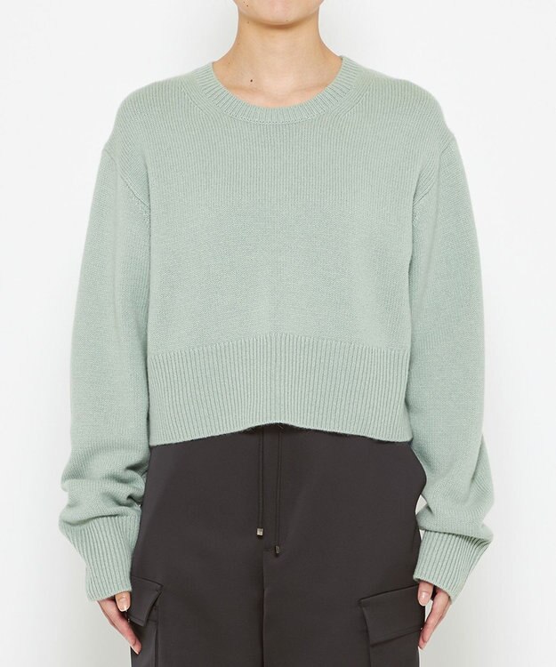 uncrave カシミヤニット（uncrave WHITE） セージ