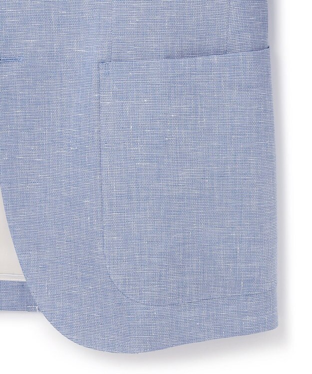 J.PRESS MEN リネンブリーザブルメッシュ ジャケット サックスブルー系