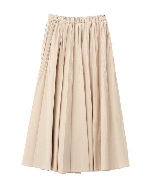AMERICAN HOLIC 【選べる丈】シアープリーツスカート Beige