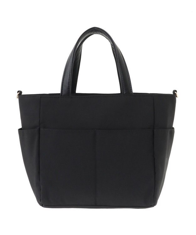 Maison de FLEUR EC限定撥水加工マルチポケット2Wayトートバッグ Black