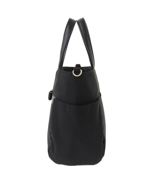 Maison de FLEUR EC限定撥水加工マルチポケット2Wayトートバッグ Black