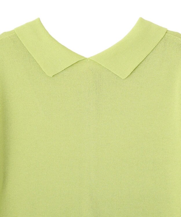 earth music&ecology 前後2WAYポロニット Light Green