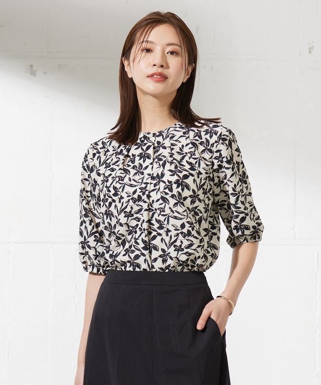 洗える】ボタニカルプリント ブラウス / J.PRESS LADIES | ファッション通販 【公式通販】オンワード・クローゼット