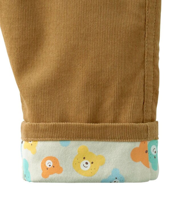 MIKI HOUSE HOT BISCUITS 【80-120cm】【NEW Color Series】コーデュロイ素材 パンツ ベージュ