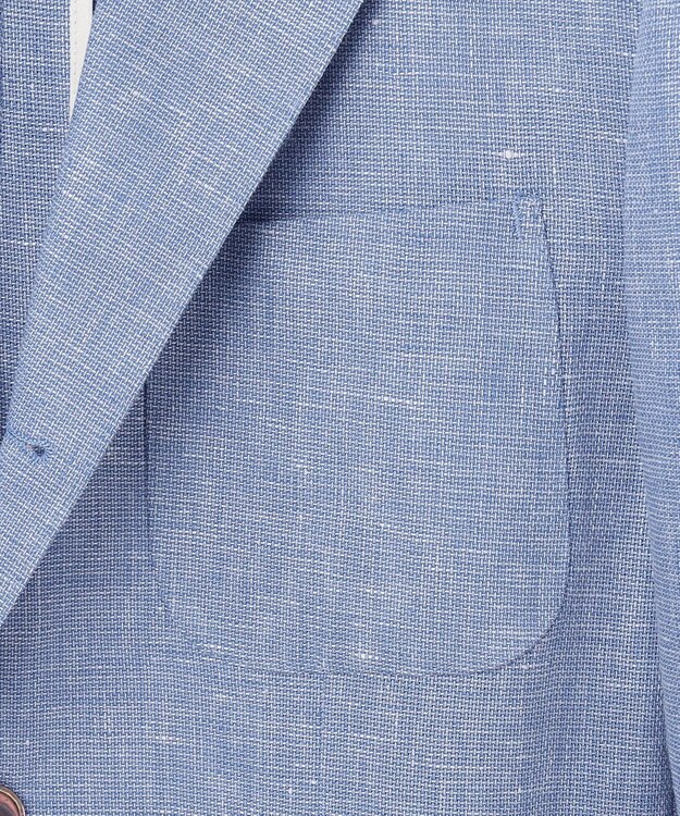 J.PRESS MEN リネンブリーザブルメッシュ ジャケット サックスブルー系