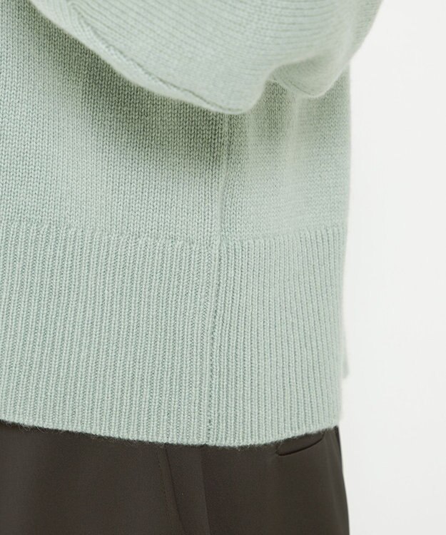 uncrave カシミヤニット（uncrave WHITE） セージ