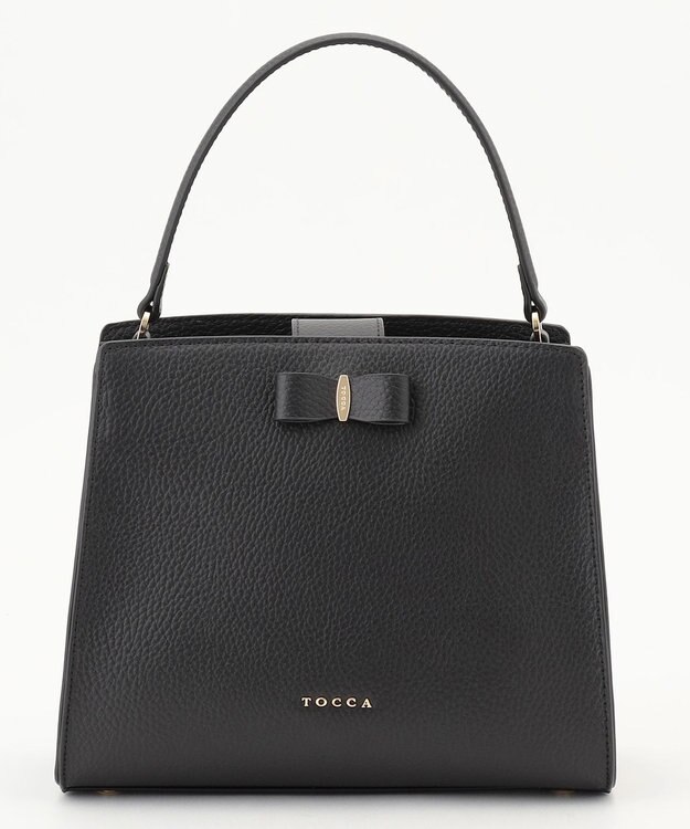 TOCCA 【大人百花掲載】T-MARGO LEATHER MINIBAG ミニバッグ ブラック系