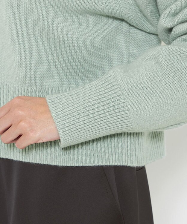 uncrave カシミヤニット（uncrave WHITE） セージ