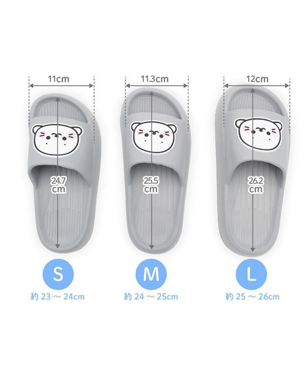 Mother garden しろたん サンダル 《S /M /L 》 2026 グレー