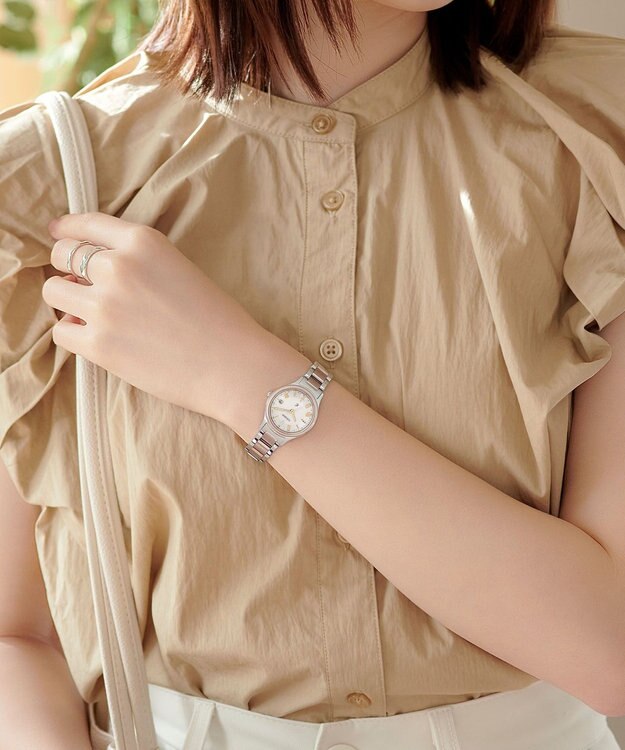 CITIZEN 【xC】北川景子 広告着用モデル エコ・ドライブ電波時計 サクラピンク 軽量 サクラ色