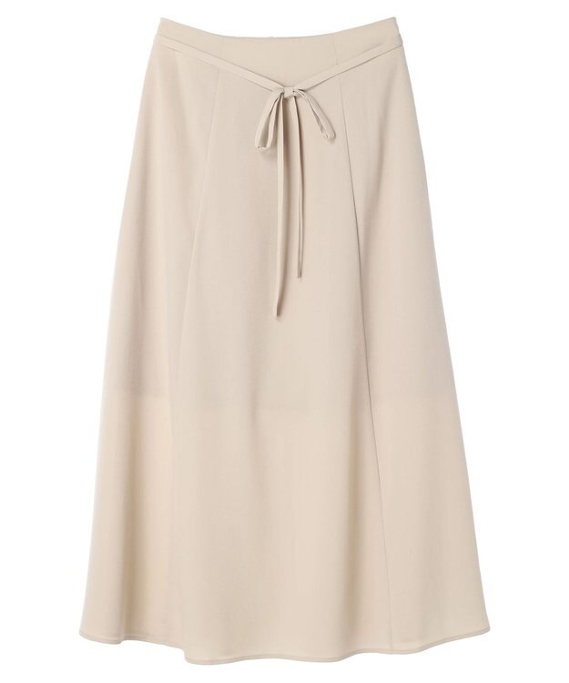 earth music&ecology リボンフレアスカート Beige