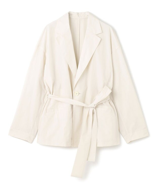 uncrave メモリータフタ ジャケット エクリュ