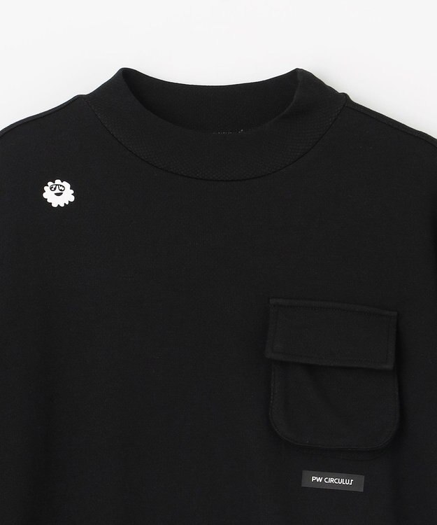PW CIRCULUS 【WOMEN】DRY COOL MOVE モックネックT  ゴルフウェア レディース ブラック系