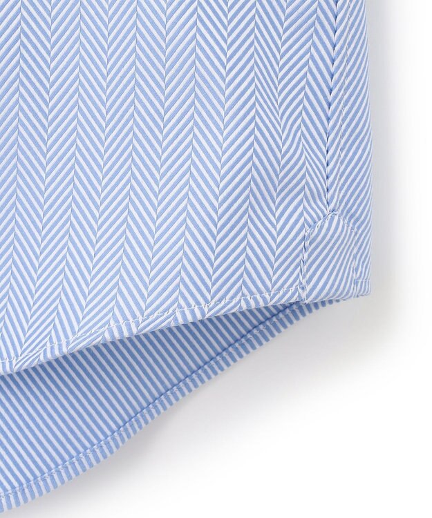 JOSEPH HOMME ツイルヘリンボンクレイジー　イタリアンカラー サックスブルー系1