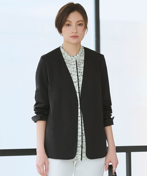 ICB 【CLASSY.掲載・30th ANNIVERSARY】 NEO Unleash ノーカラージャケット ブラック