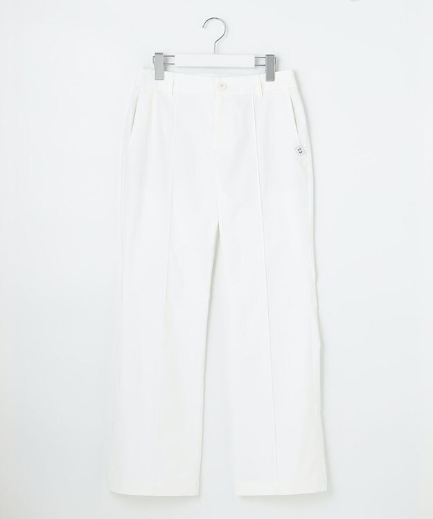 23区GOLF 防透素材で白でも安心！【WOMEN】【撥水/ストレッチ】シェルタリングオックス パンツ ホワイト系