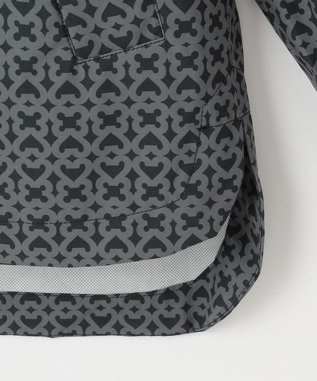 23区GOLF 【MEN】モノグラム レインブルゾン 2WAYストレッチ 透湿防水 防風 撥水 ポケッタブル ブラック系5