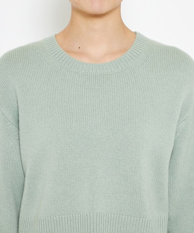 uncrave カシミヤニット（uncrave WHITE） セージ