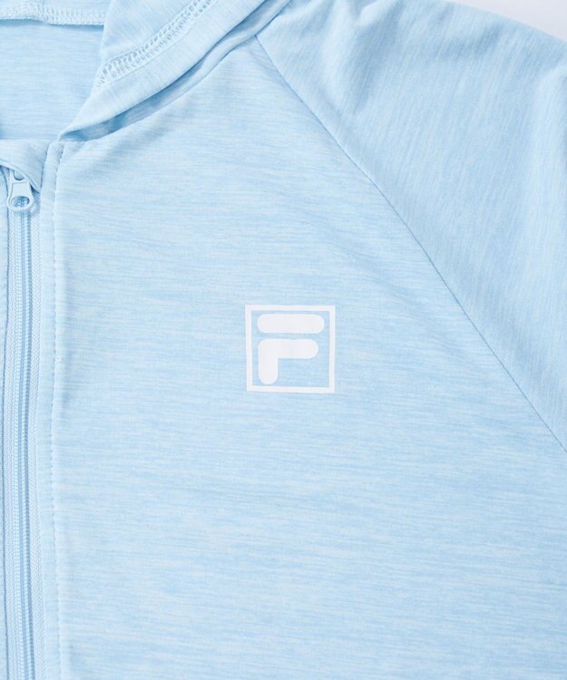 OP／FILA 【FILA】綿タッチ軽量パーカー サックス