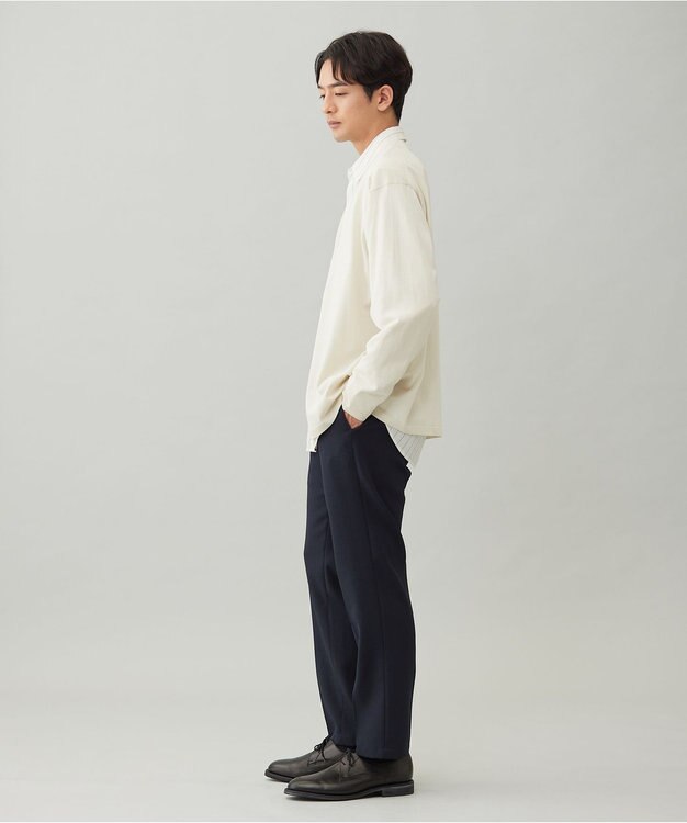 UNFILO MENS アラエルエアリーシアーカーデ アイボリー