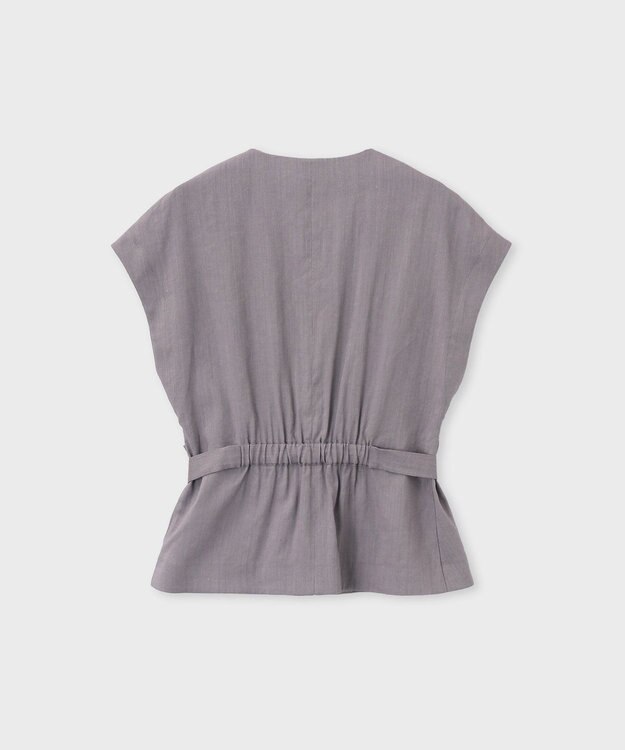 Paul Smith レーヨンリネン Vネックジレ ライラック