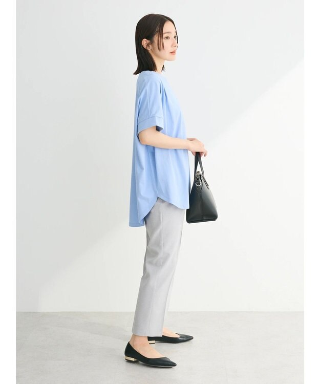 Green Parks 冷っとすずやか　フレンチスリーブスキッパー Sax