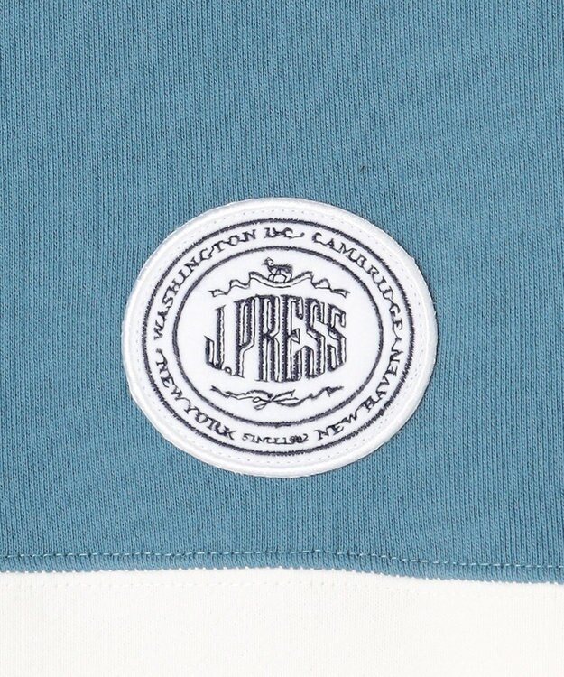 J.PRESS KIDS 【140-170cm】COMBI トリコロール トレーナー ブルー×グレー系