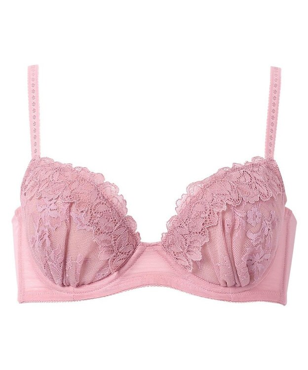 Wing ブラジャー ふっくら谷間メイク 脇高設計 脇から背中すっきり ブラ KB7001 ウイング／ワコール ストロベリー