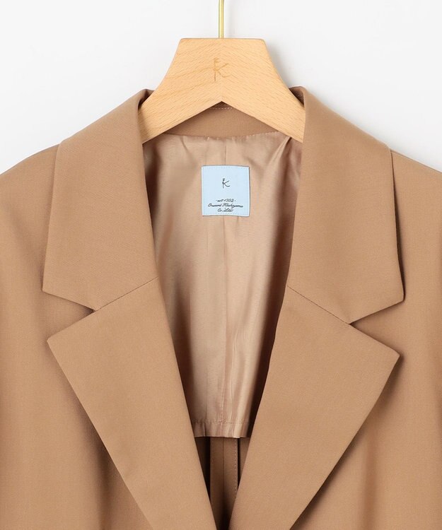 組曲 【加藤ローサさん着用】ハンサムツイル ジャケット ベージュ系