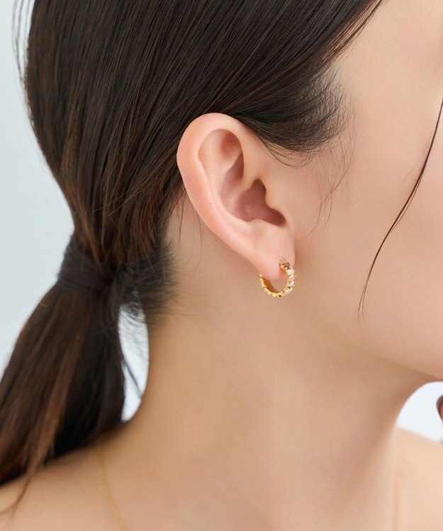 Phoebe グレースカラービジューフープピアス　マルチカラー マルチ1