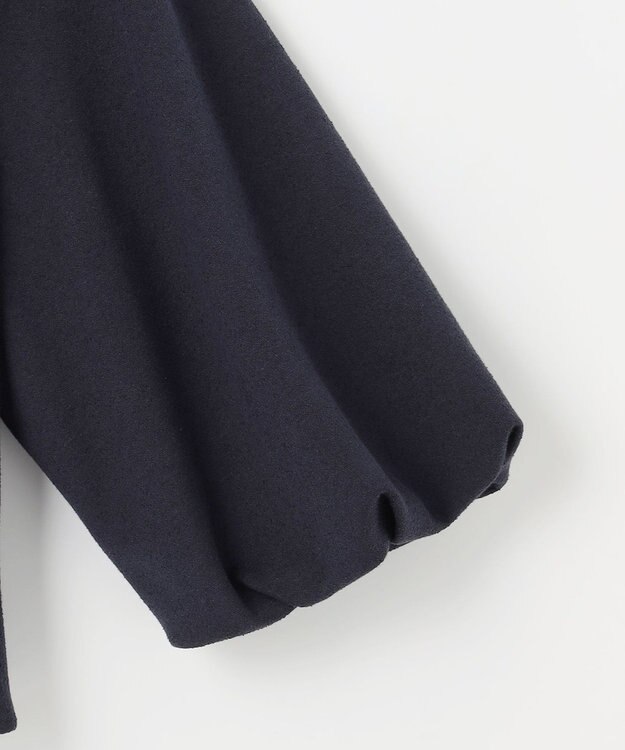 #Newans 【セレモニーにも/洗濯機可】バルーンヘムライトブルゾン​ ネイビー