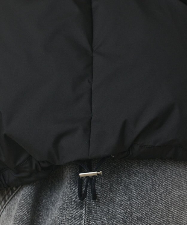 GRACE CONTINENTAL スタンドカラーダウンベスト ブラック