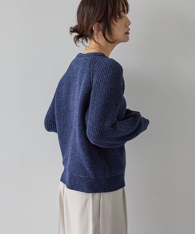 AMERICAN HOLIC モールパイピングプルオーバー Navy