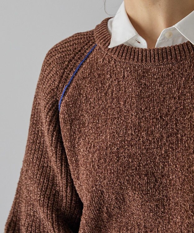 AMERICAN HOLIC モールパイピングプルオーバー Brown