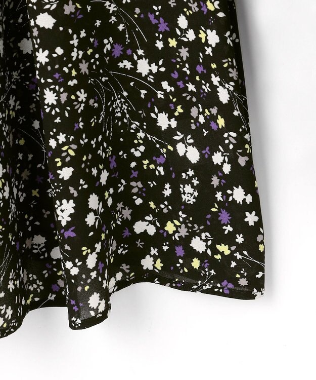 組曲 S プティフラワープリント ブラウス ブラック系5