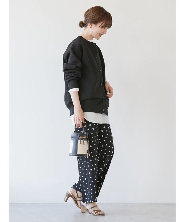 AMERICAN HOLIC 美・美・美アソートプリントストレートパンツ Black