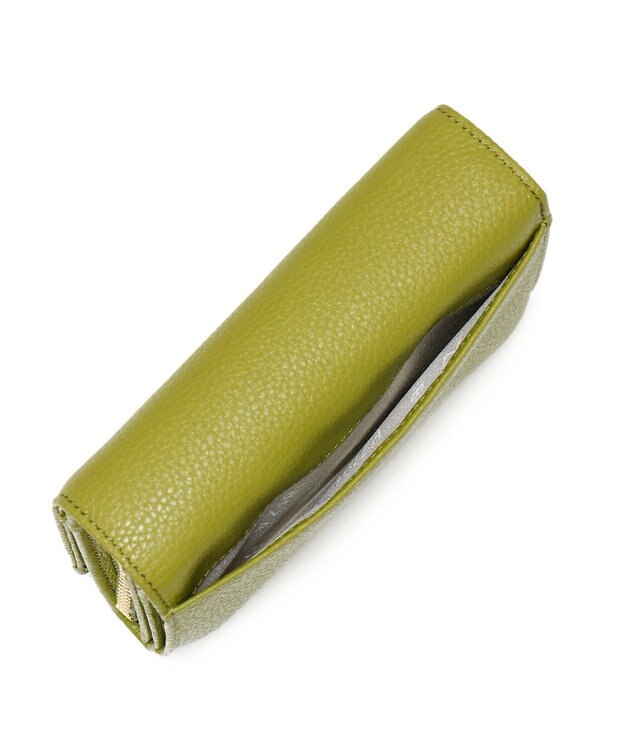 IBIZA 牛革　かぶせ二つ折り財布 トープ