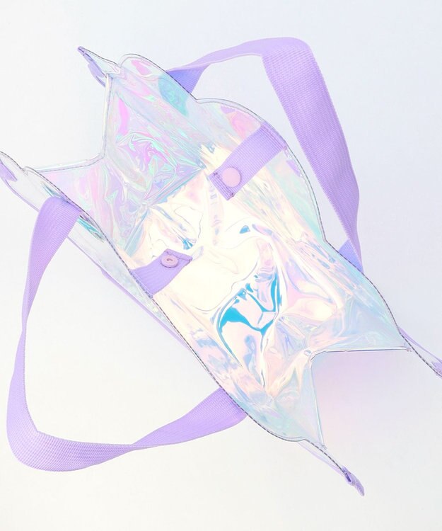 ANY KIDS クリアモチーフプールバッグ オーロラシェル