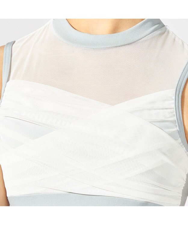 Chacott ハイネックレオタード アクアグリーン