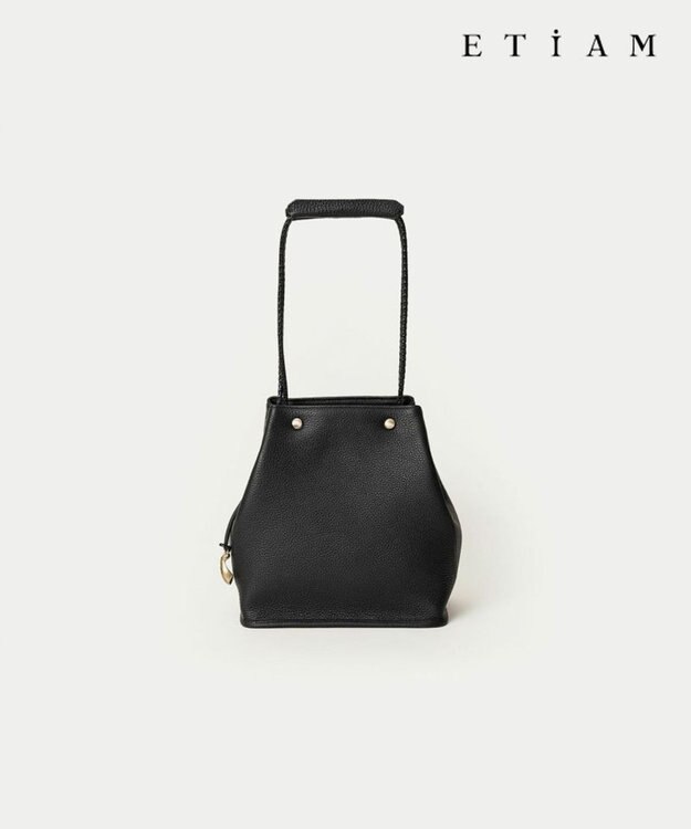 GOTAIRIKU 【ETIAM】シュリンク ドローストリングバッグ《Cocoon》 ブラック系