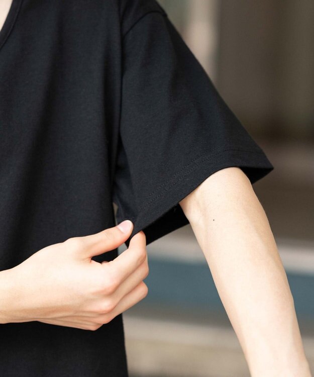 WEGO 【ユニセックス着用ITEM/MLサイズ展開】UネックT（SS） ブラック