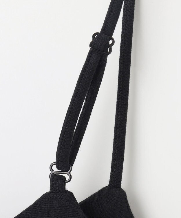 NAVE ストレッチポンチ クロップドキャミ ブラック系